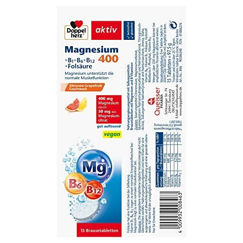 Doppelherz Magnesium 400 + B complex