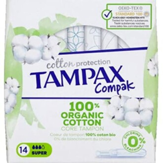 Tampax Compak Cotton Protection Bio Super