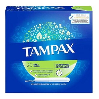 Tampax Tampons met Kartonnen Applicator